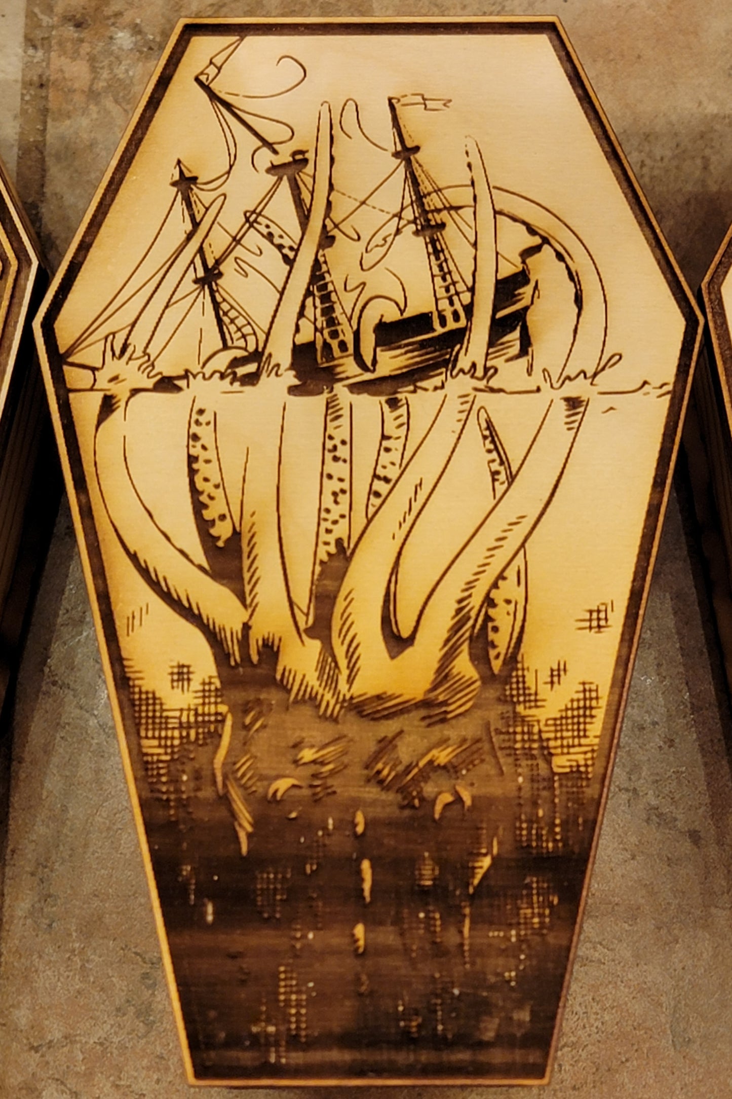 Coffin Boxes Laser cut and engraved - Available Locally