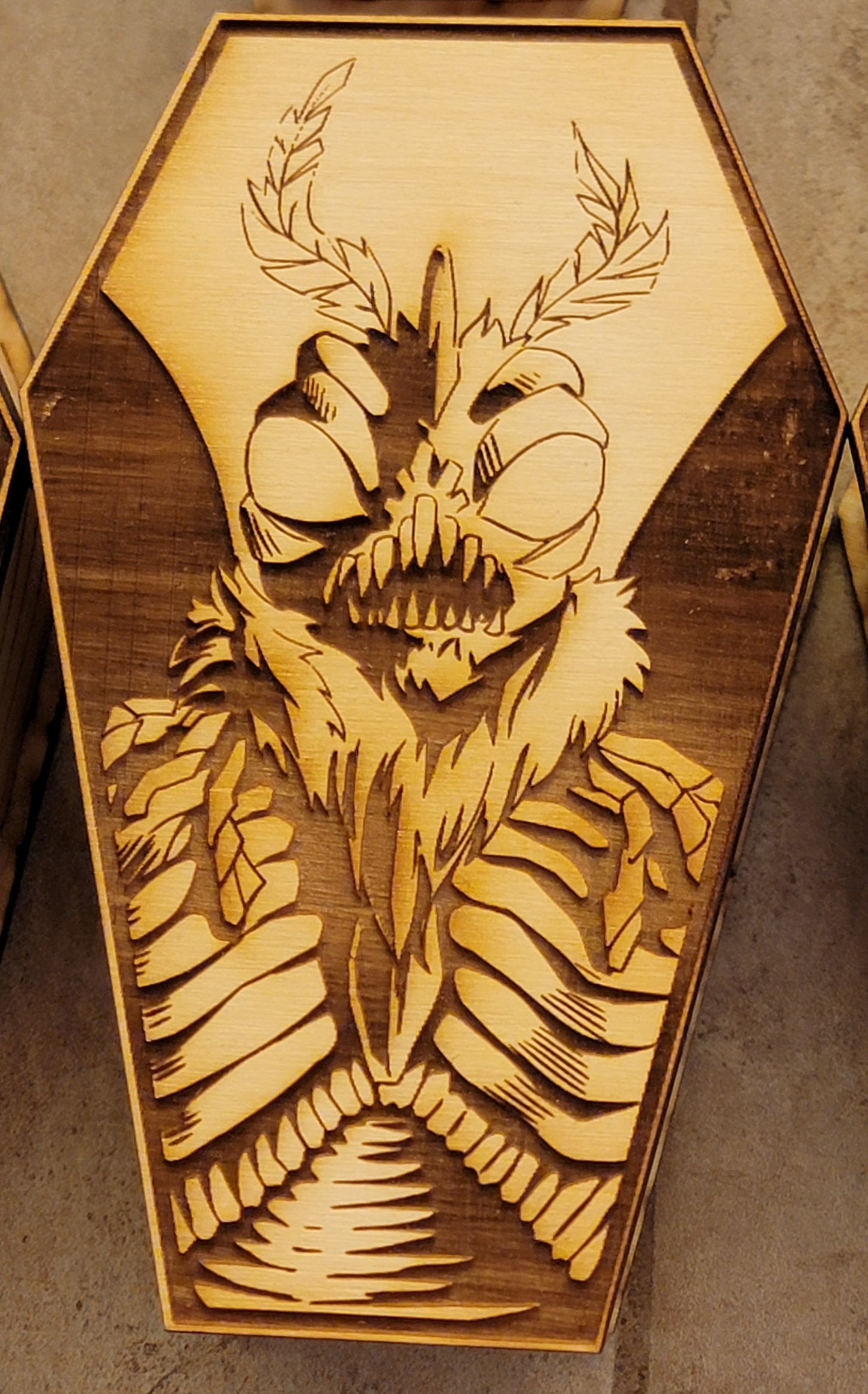 Coffin Boxes Laser cut and engraved - Available Locally