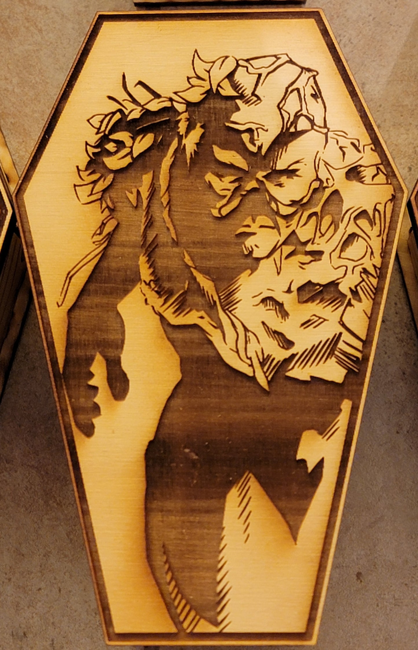 Coffin Boxes Laser cut and engraved - Available Locally