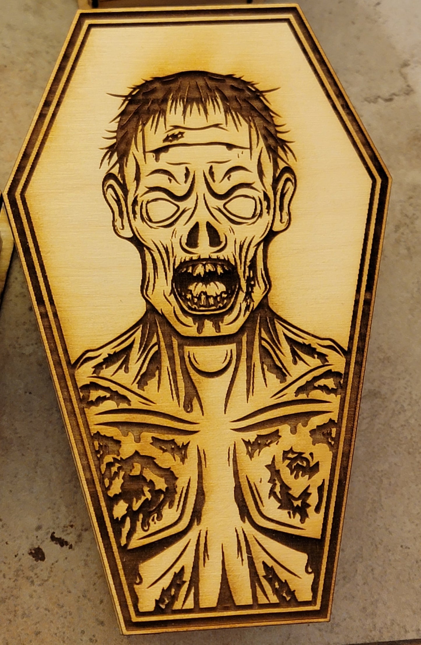 Coffin Boxes Laser cut and engraved - Available Locally