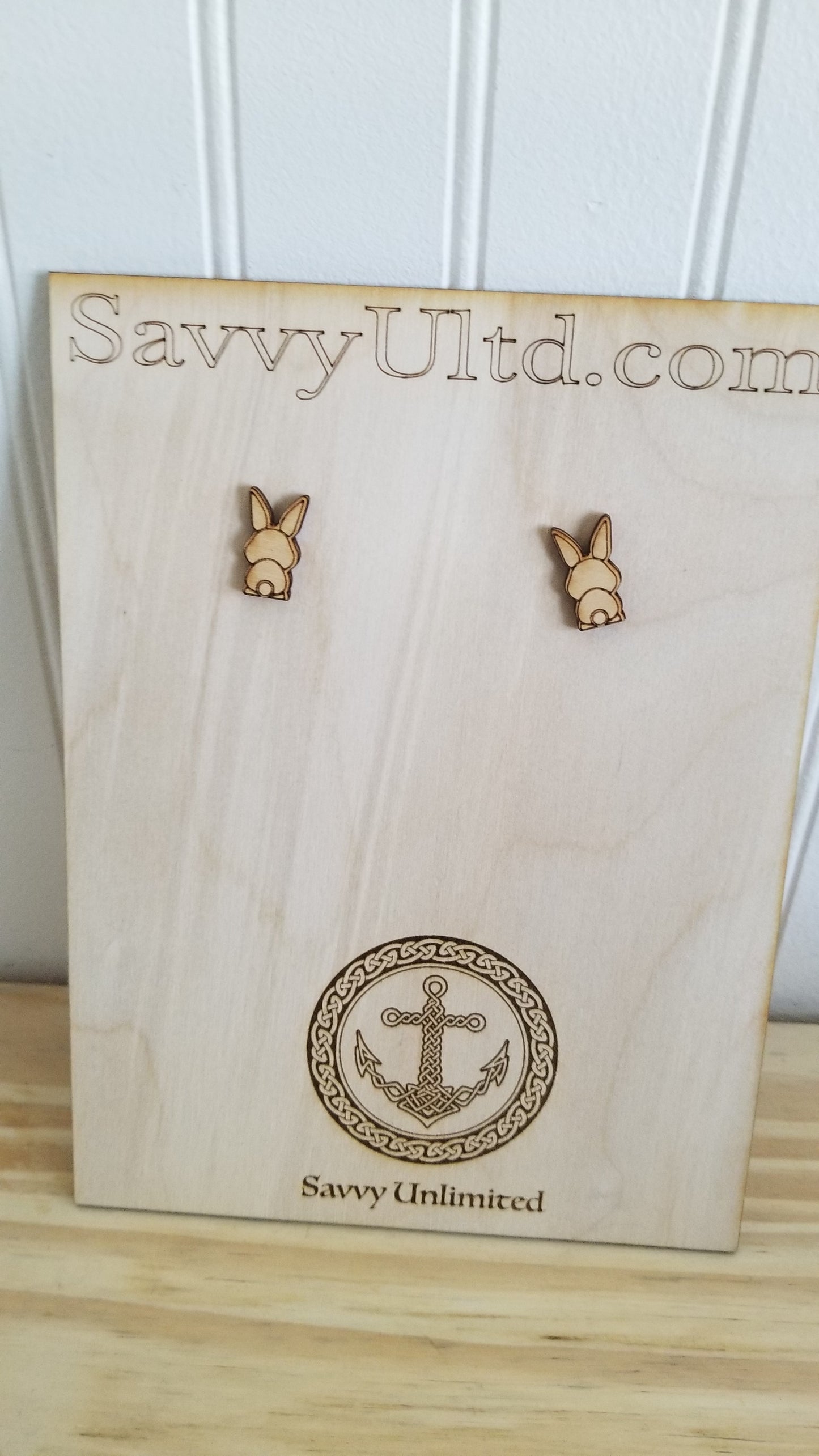 Earrings Animal Themed Laser cut / Engraved wooden