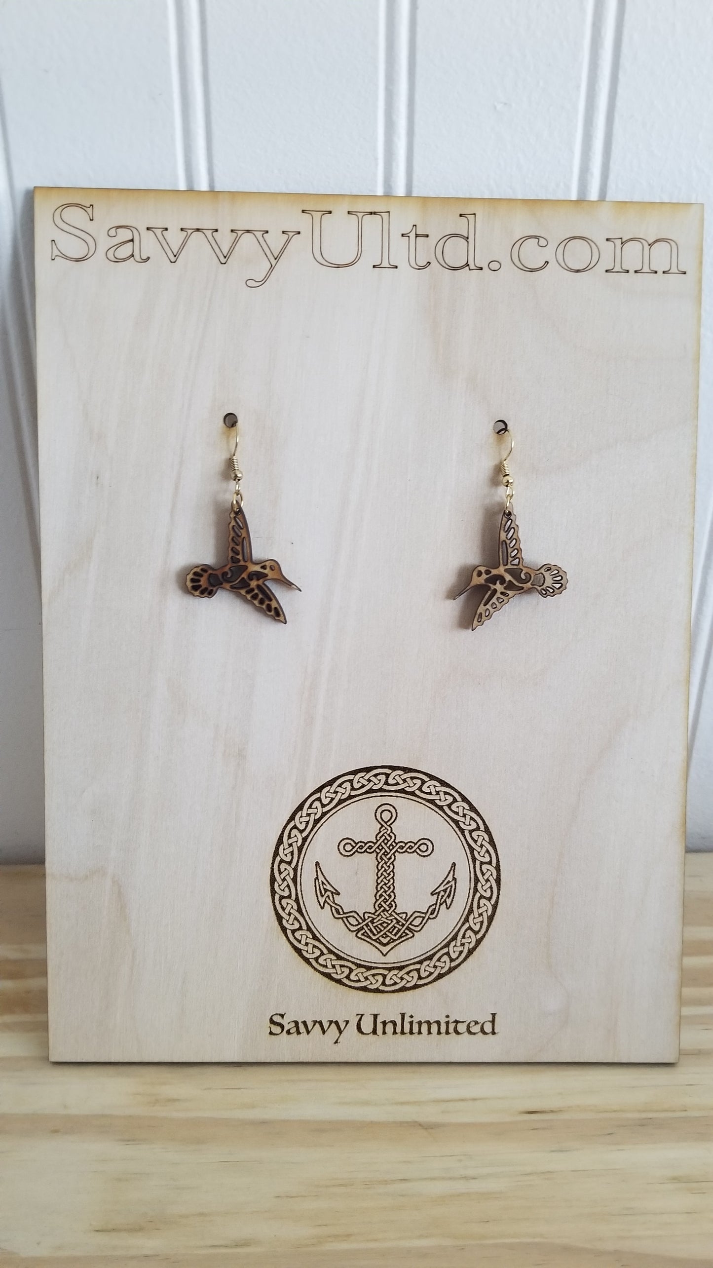 Earrings Animal Themed Laser cut / Engraved wooden