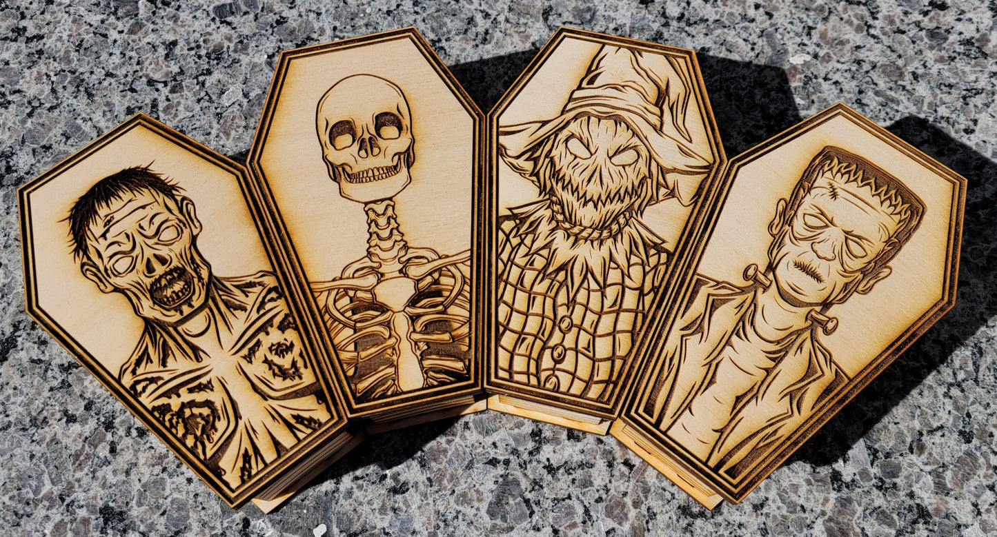 Coffin Boxes Laser cut and engraved - Available Locally