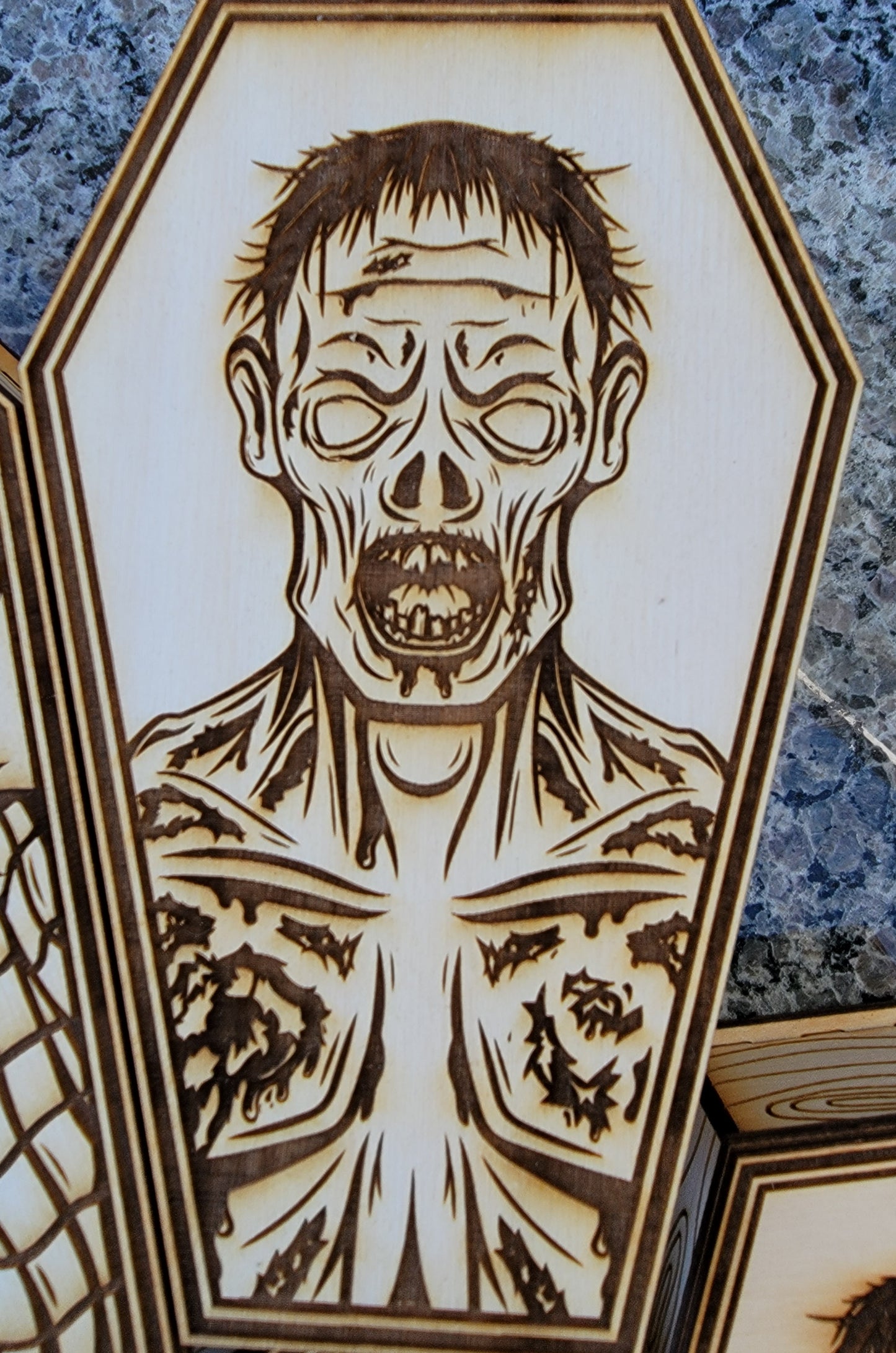 Coffin Boxes Laser cut and engraved - Available Locally