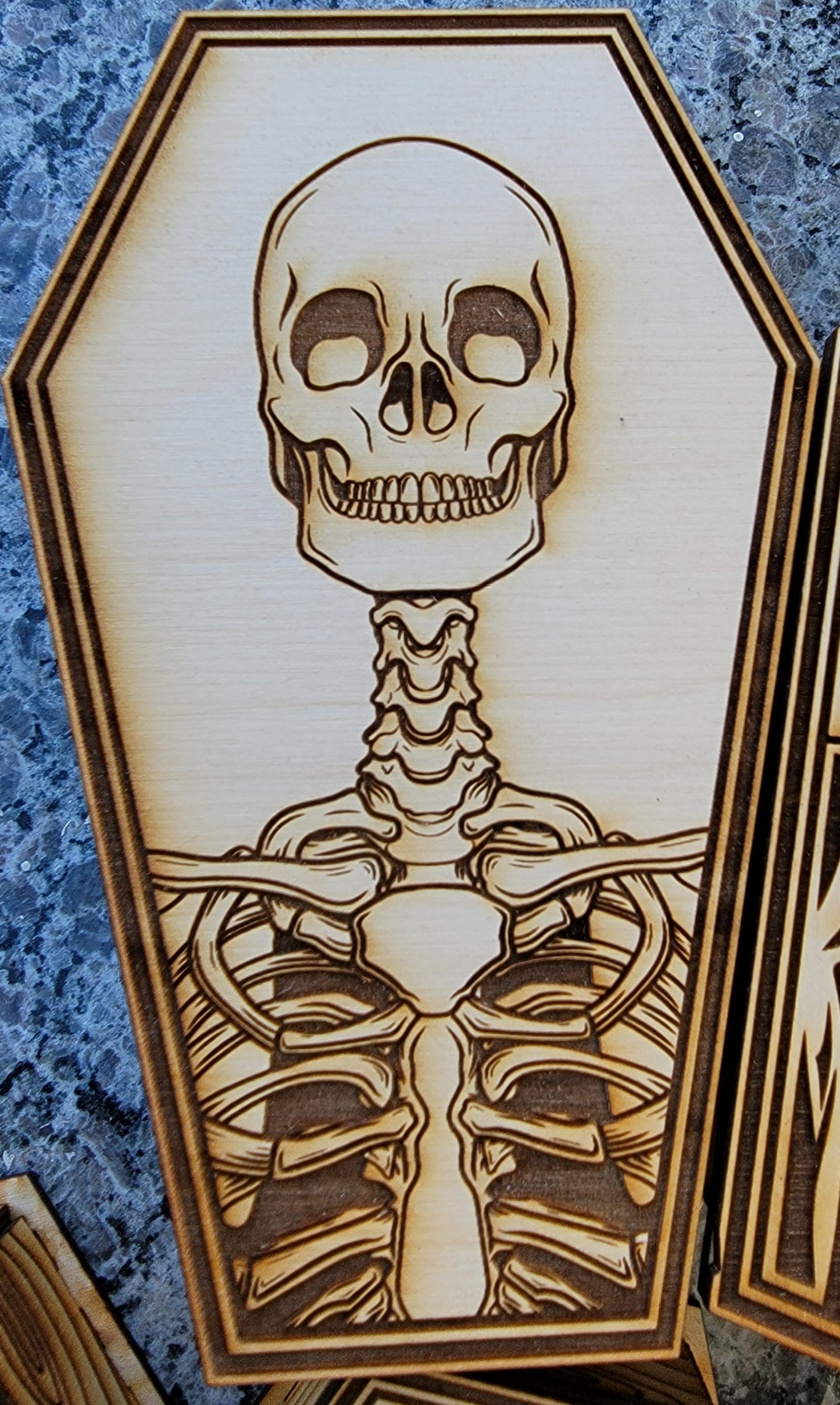 Coffin Boxes Laser cut and engraved - Available Locally